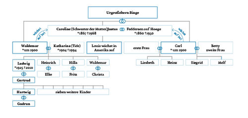 Familienchronik Binge aus den Halliglüüd Geschichten