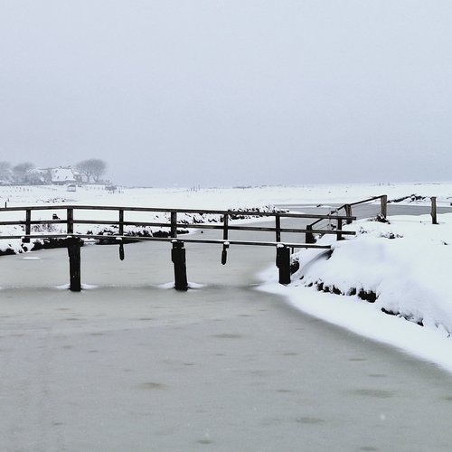 Stock im Winter